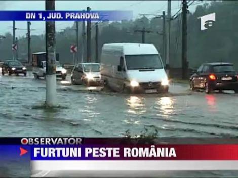 Furtuni peste Romania