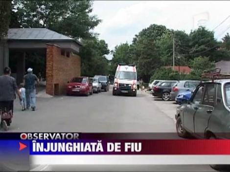 Injunghiata chiar de propriul fiu