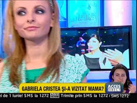 Gabriela Cristea si-a vizitat mama la spital?