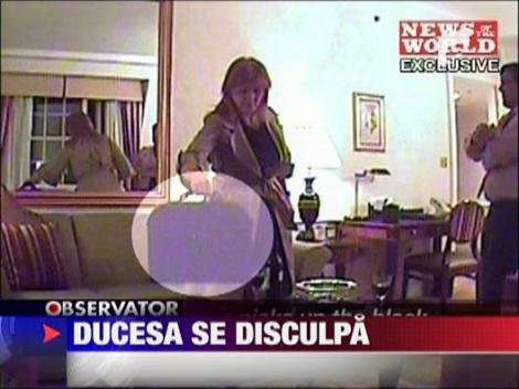 Ducesa de York se disculpa