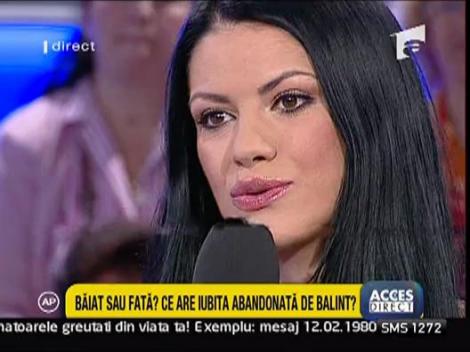 Femeia abandonata de Gabi Balint va naste o fetita