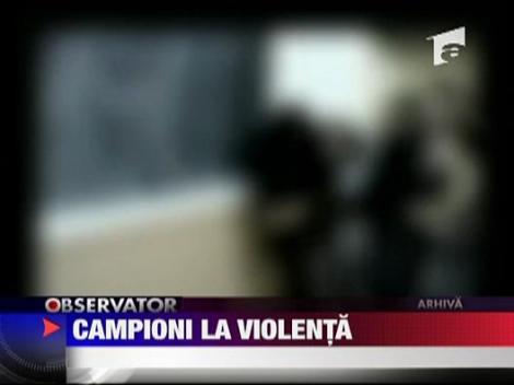 Elevii romani, campioni la violenta in scoli