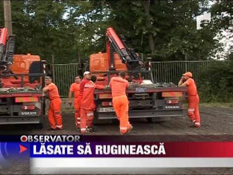 Parcurile firmelor de ridicari auto sunt pline de masini parasite