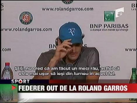 Federer, eliminat de la Roland Garros