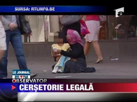 Unda verde pentru cersetori, in Belgia