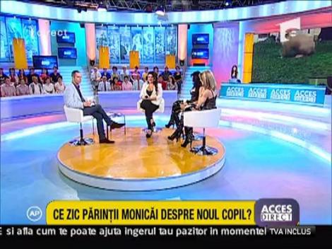 Socrul si mama Monicai Columbeanu nu-si cunosc noul nepot