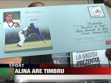 Alina Dumitru are timbru