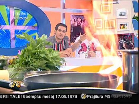 Ravioli in sos de smantana si ciuperci