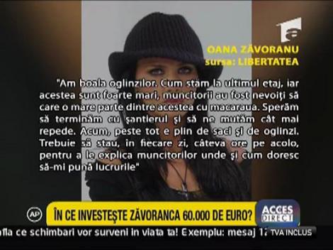 Oana Zavoranu a cheltuit 60.000 de euro pe redecorarea casei