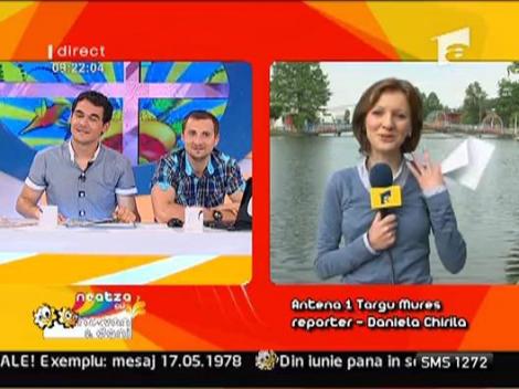 Daniela Chirila, aproape aruncata in lac!