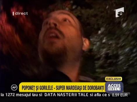 Poponet si-a pus bodyguarzii pe o echipa de filmare de la Acces Direct