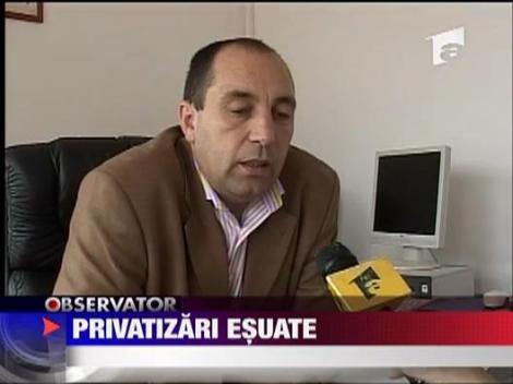 Privatizari esuate