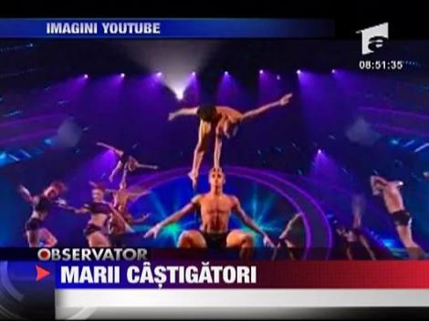 Trupa de gimnasti SPELBOUND a castigat concursul "Britain's got talent"