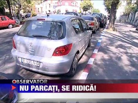 Parcare interzisa pe mai multe bulevarde in Bucuresti