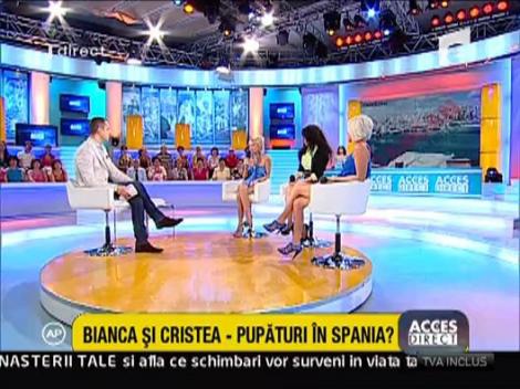 Bianca si Cristea – Pupaturi in Spania?