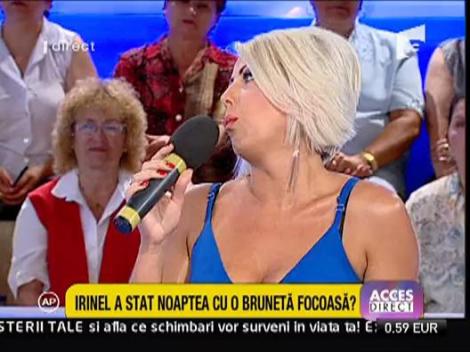 Irinel a stat noaptea cu o bruneta focoasa?