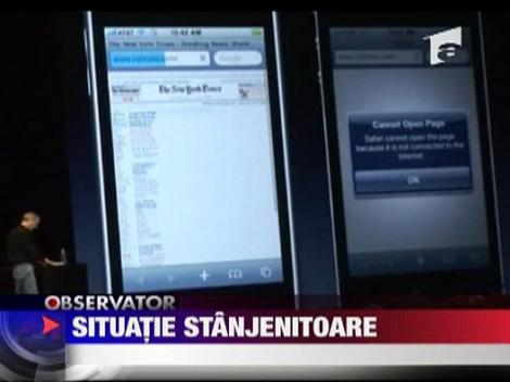 Moment penibil Steve Jobs