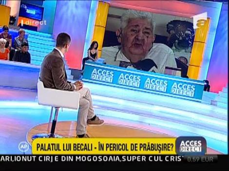 Palatul lui Becali - in pericol de prabusire?