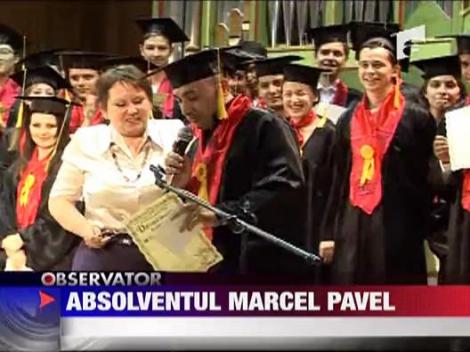 Marcel Pavel a absolvit Universitatea Nationala de muzica din Bucuresti