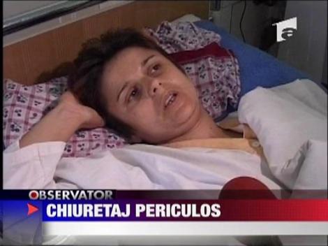 La un pas de moarte din cauza unui avort