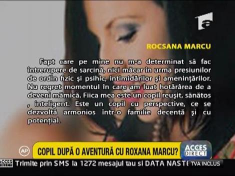 Cine e adevaratul tata al fetitei Roxanei Marcu?