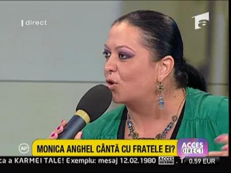 Monica Anghel canta impreuna cu fratele ei