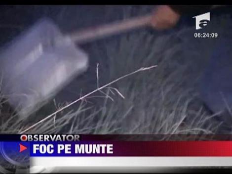Incendiu langa Busteni