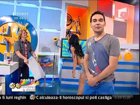 Razvan a inventat aparatul de aer conditionat manual