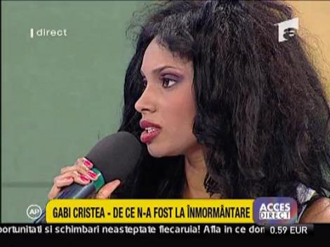 De ce nu a fost Gabriela Cristea la inmormantare?