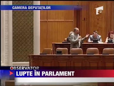 Lupte in parlament