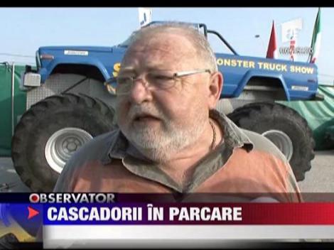 Cascadorii in parcare