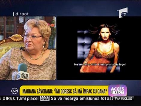 Mariana Zavoranu: "O admir pe Oana, dar o las sa-si faca numarul"