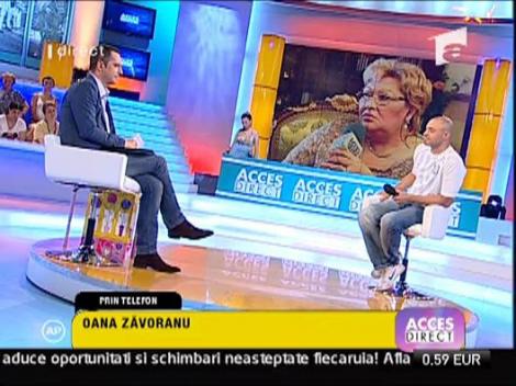 Oana a intervenit pentru a da o replica mamei