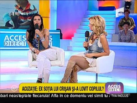 Ex-sotia lui Catalin Crisan si-a lovit copilul?