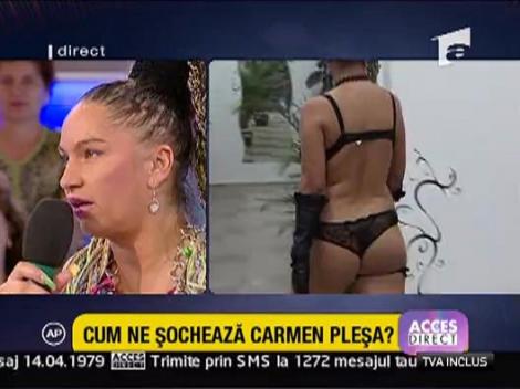 Carmen Plesea a socat din nou: a participat la o prezentare de lenjerie