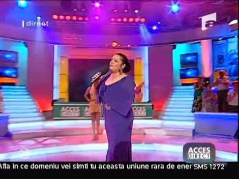 Cornelia Catanga a cantat la Acces Direct