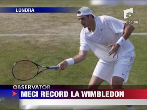 Meci de record mondial la Wimbledon!