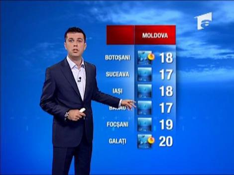 Vremea zilei de 24 iunie