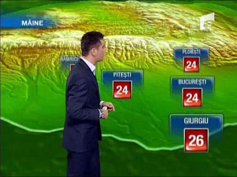 Vremea zilei de 24 iunie