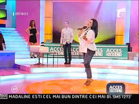 Angela Rusu a cantat "Sogoritele" la Acces Direct