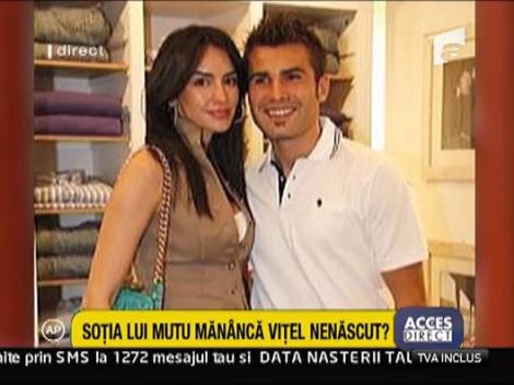 Sotia lui Mutu prefera friptura de vitel nenascut