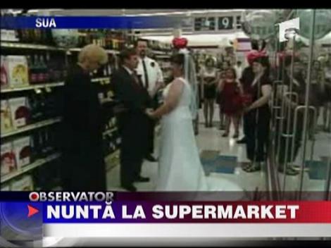 Nunta la supermarket