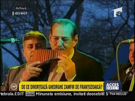 Divorteaza Gheorghe Zamfir de frantuzoaica?