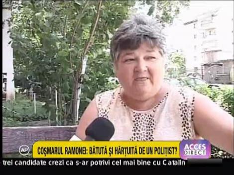 Vecinii fetei hartuite de un politist rup tacerea