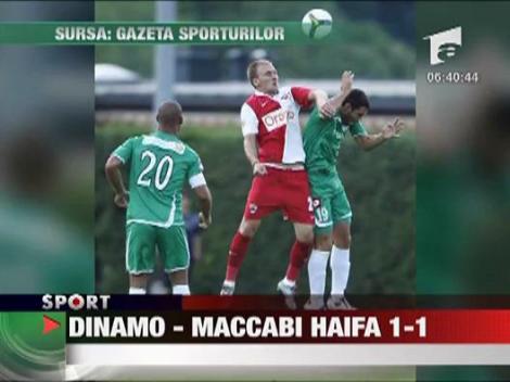 Dinamo - Maccabi Haifa, 1-1