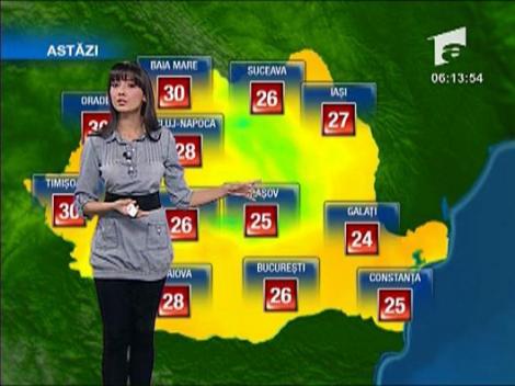 Vremea zilei de 30 iunie