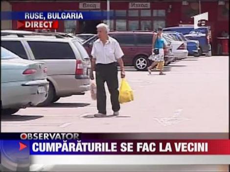 Romanii isi fac cumparaturile in Bulgaria