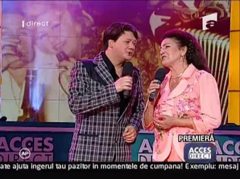 Irina Loghin si Fuego au cantat impreuna la Acces Direct