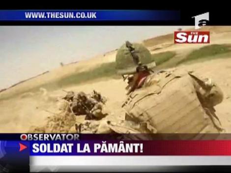 IMAGINI SOCANTE!!!! Soldat impuscat in fata