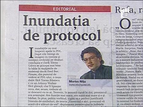 Mircea Badea: "Elena Udrea este primul-ministru al Romaniei"